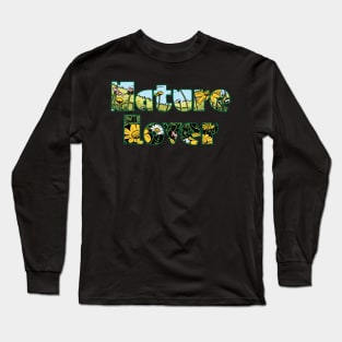 Nature Lover, Flower Art Long Sleeve T-Shirt